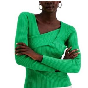 Asymmetrical Rib Sweater